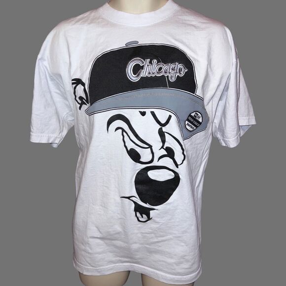 Heavyweight Chicago New Age Snapback Embroidered Logo T Shirt Size XL #57 - Picture 1 of 6